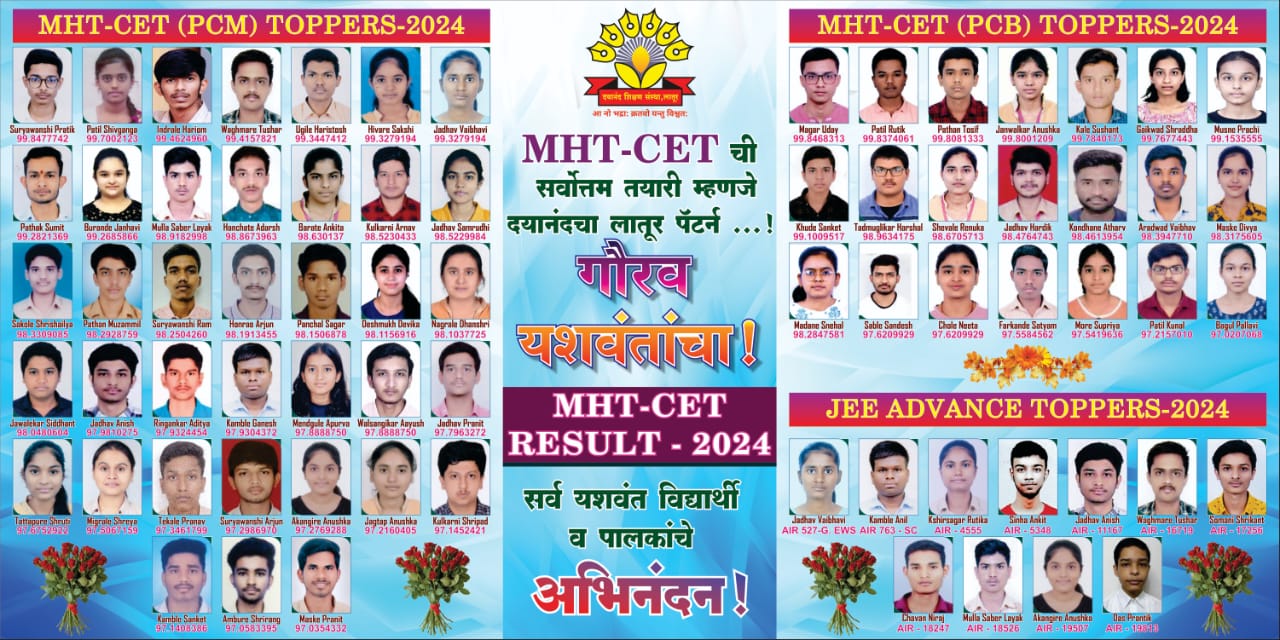 MHT-CET & JEE 2024